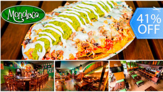 [Image: ¡Los Mundialmente Famosos Nachos! Plato de Nachos Grandes de Especialidadm]