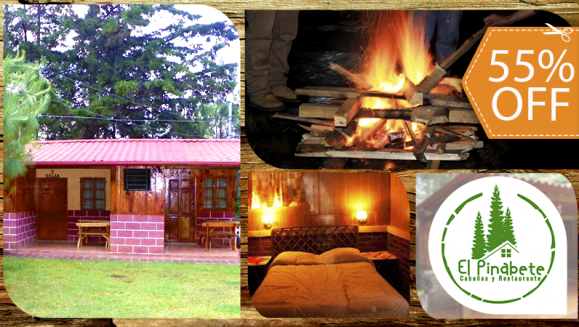 [Image: PRUEBA-NO COMPRAR¡Paga $55 en Lugar de $122 por Estadía de 1 Noche para 4 Personas + 2 Sopas de Gallina + 1 Quesadilla para Compartir + 4 Cafés + Tour en El Bosque + Fogata Nocturna y Más!m]