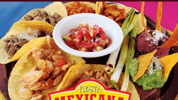 [Image: ¡Paga $7 y recibe 2 pases “ALL YOU CAN EAT” en la taquiza de Fiesta Mexicana!m]